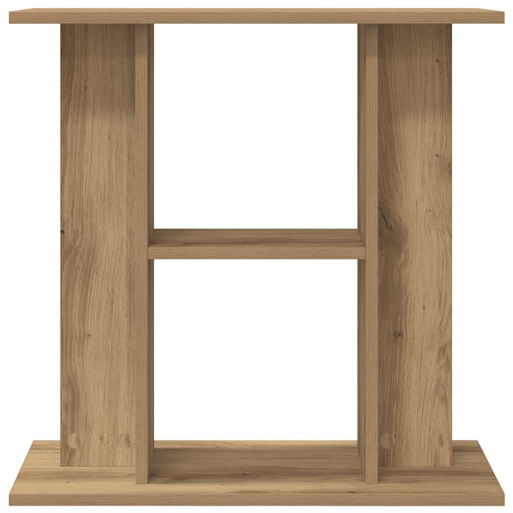 Supporto Acquario 60x30x60 cm Multistrato Rovere Artigianale — miniatura 3 di 9
