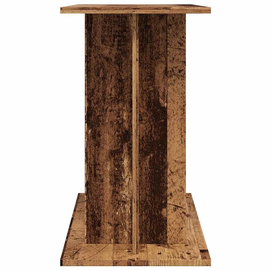 Supporto per acquario in legno antico 80x35x60 cm — miniatura 4 di 9