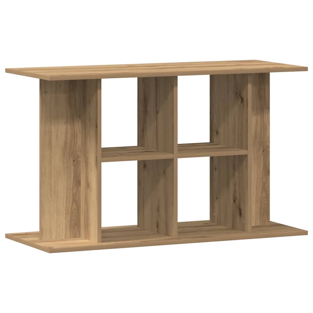 Supporto per acquario artigianale in rovere 100x40x60 cm — miniatura 2 di 9