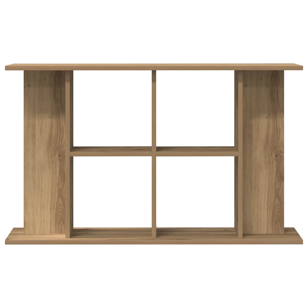 Supporto per acquario artigianale in rovere 100x40x60 cm — miniatura 3 di 9