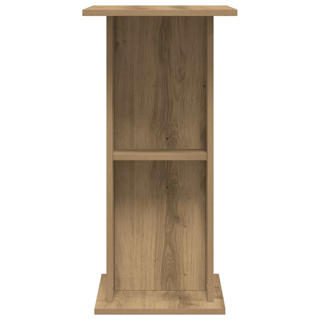 Supporto per acquario artigianale in rovere 36x60,5x72,5 cm — miniatura 4 di 9