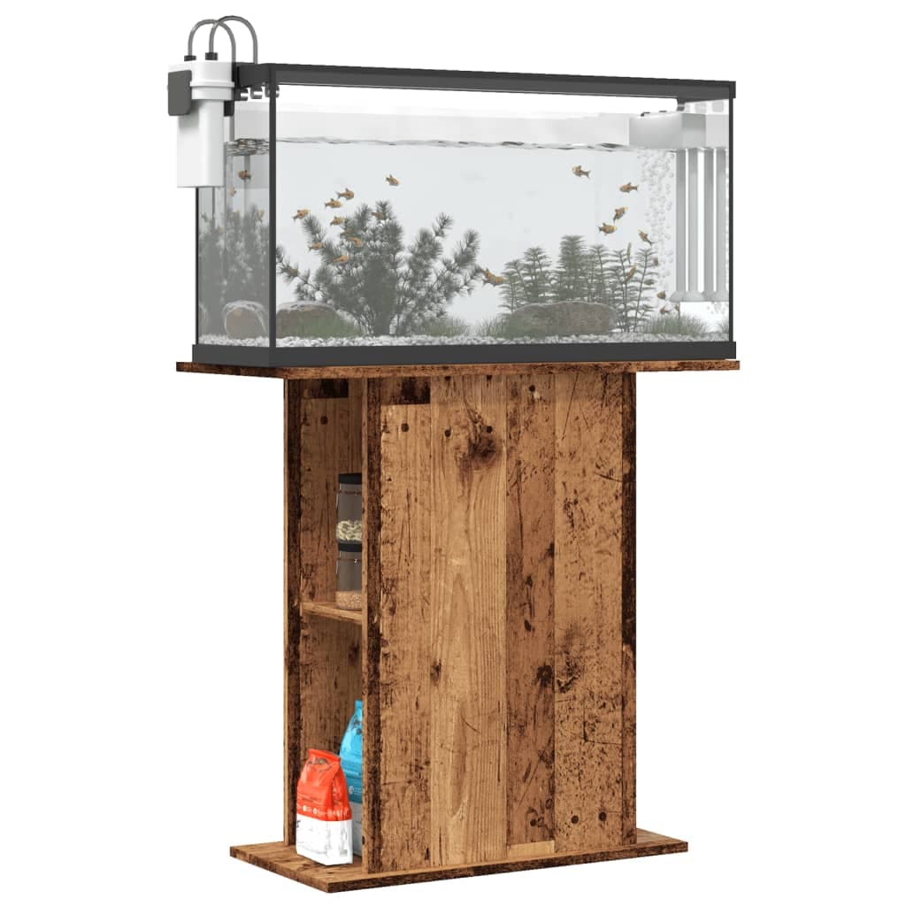 Supporto per acquario in legno vecchio 36x75x72,5 cm — miniatura 7 di 9
