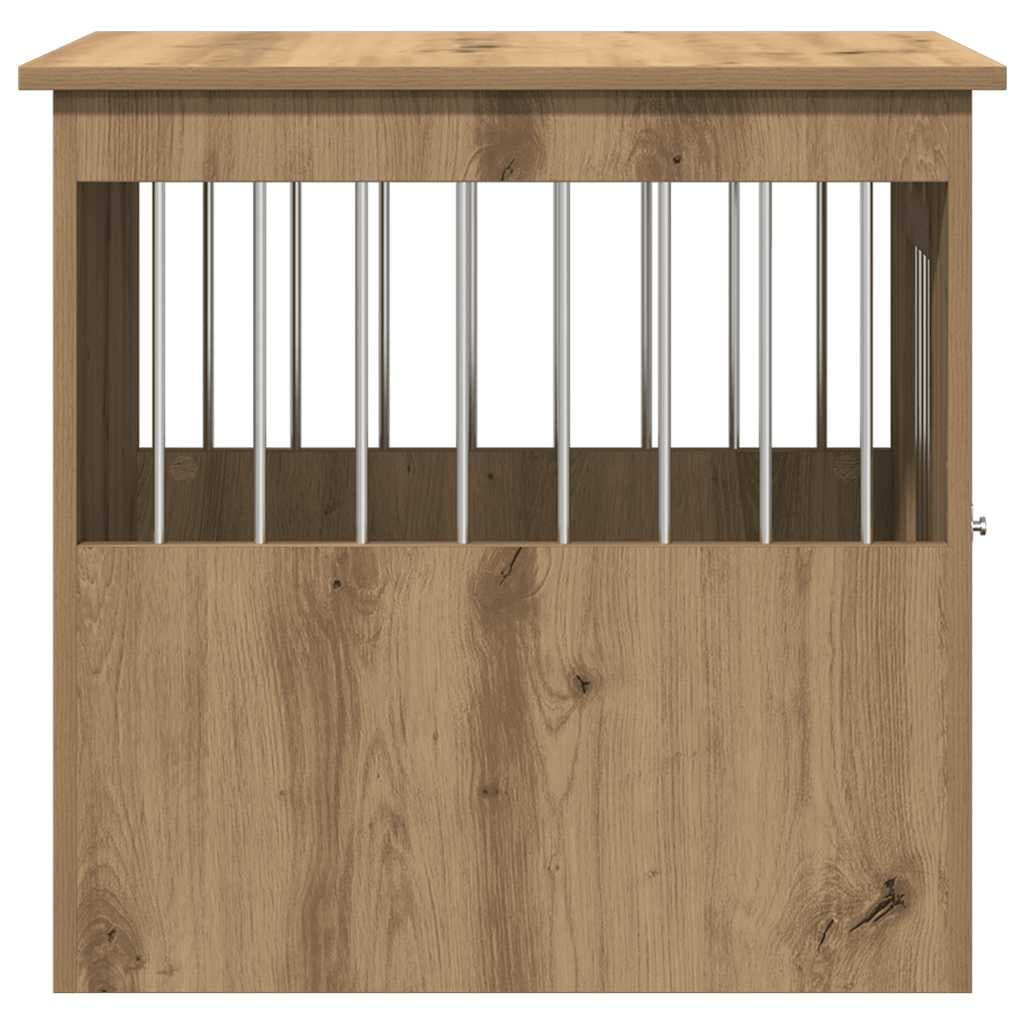 Gabbia Cani Arredamento Rovere Artigianale Legno Multistrato — miniatura 5 di 10