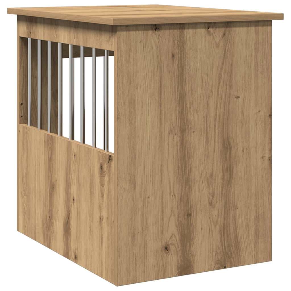 Gabbia Cani Arredamento Rovere Artigianale Legno Multistrato — miniatura 6 di 10