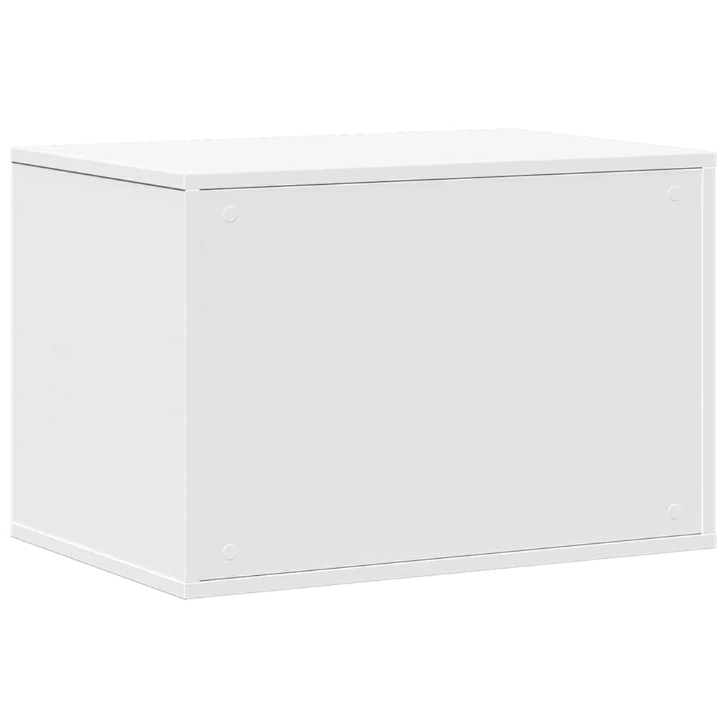 Recinto Lettiera Gatti Bianco 60x40x40 cm in Truciolato — miniatura 6 di 10