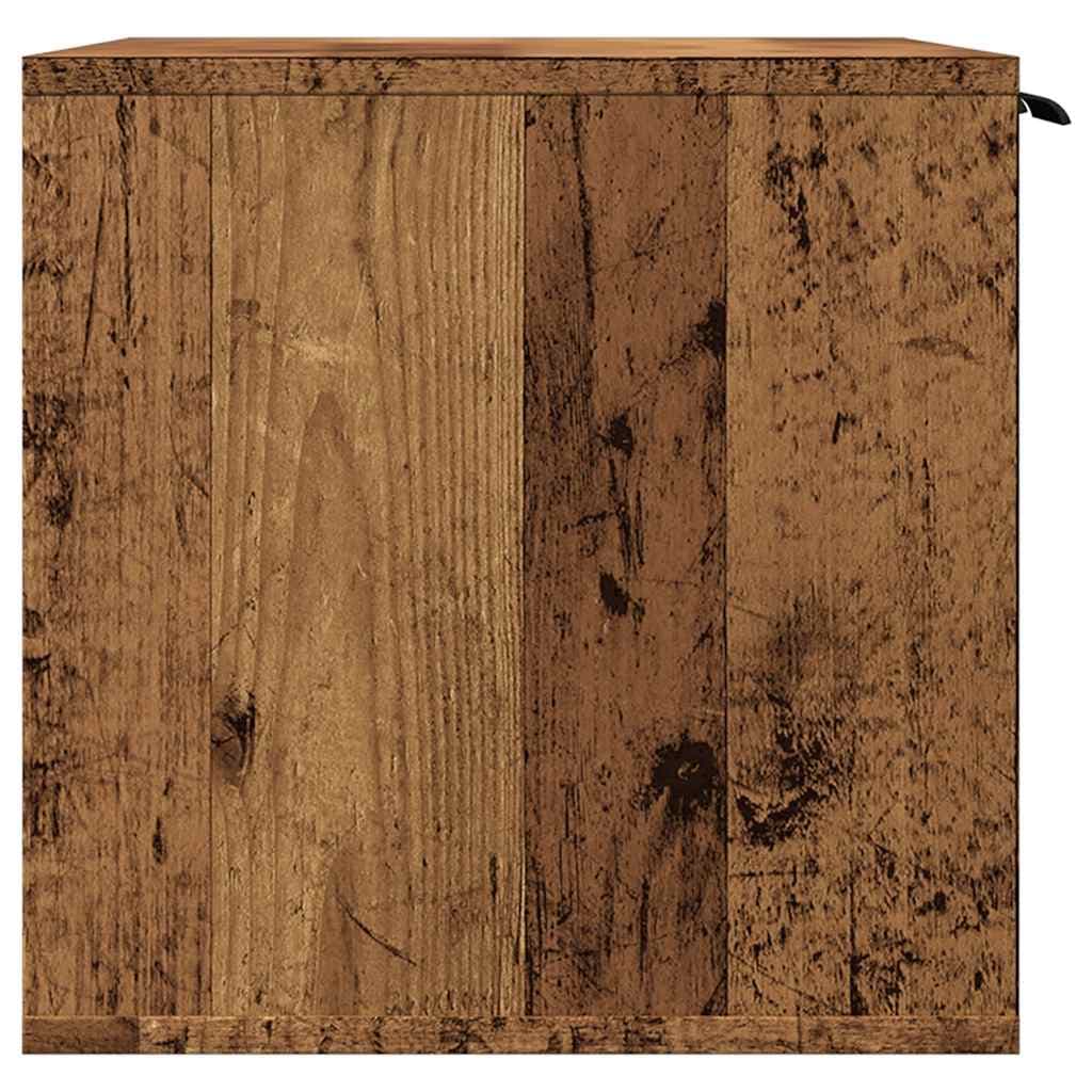 Recinto Lettiera Gatti Legno Vecchio 60x40x40 cm in Truciolato — miniatura 5 di 10