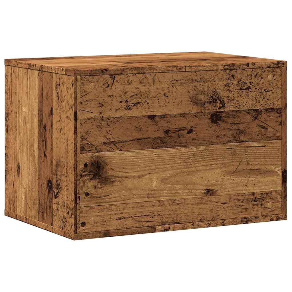 Recinto Lettiera Gatti Legno Vecchio 60x40x40 cm in Truciolato — miniatura 6 di 10