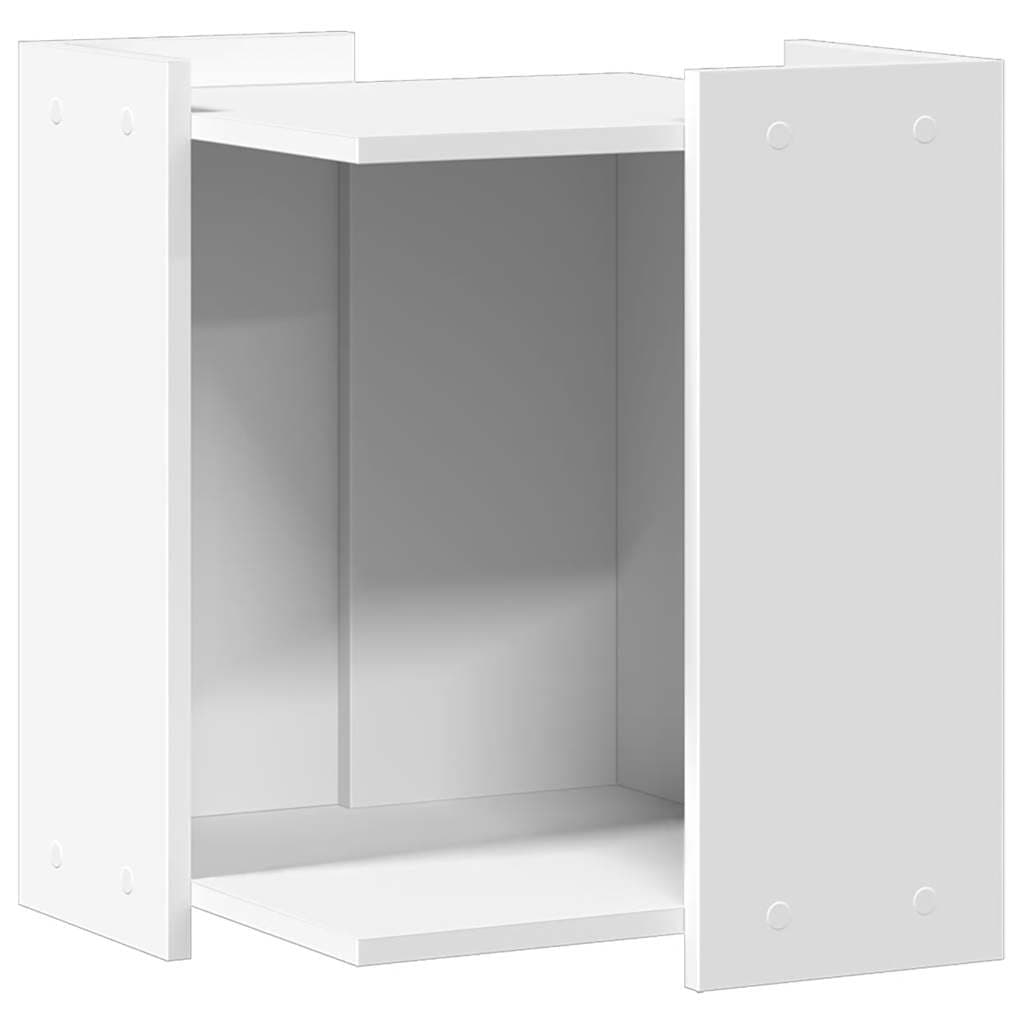 Rifugio per lettiera per gatti Bianco 42 x 42 x 51 cm — miniatura 2 di 9