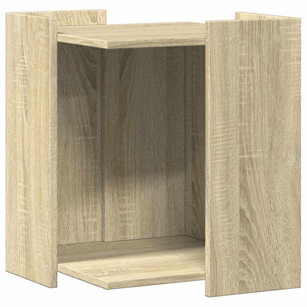 Rifugio per lettiera per gatti Rovere Sonoma 42 x 42 x 51 cm — miniatura 2 di 9
