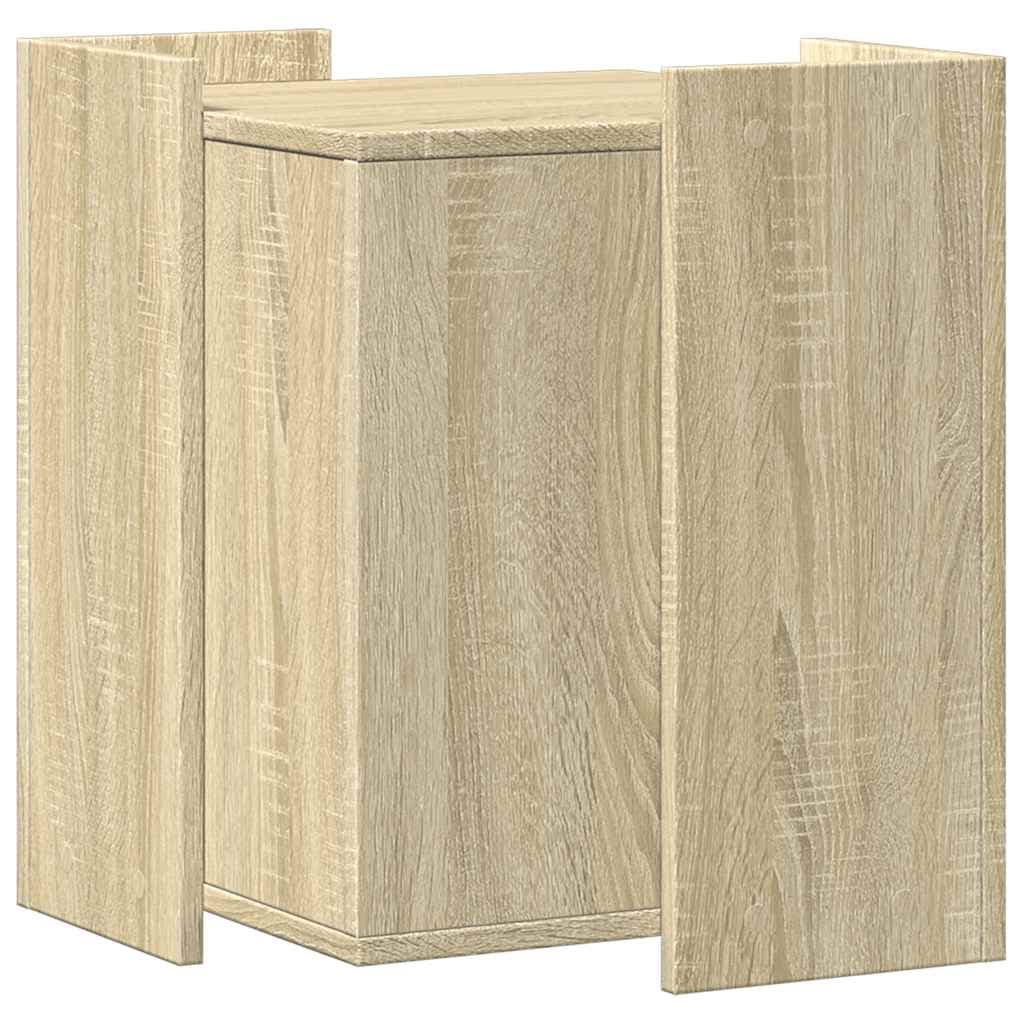 Rifugio per lettiera per gatti Rovere Sonoma 42 x 42 x 51 cm — miniatura 5 di 9