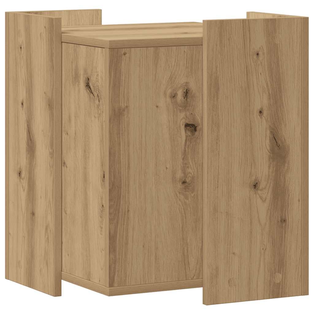 Recinto Lettiera Rovere Artigianale 42x42x51 cm in Truciolato — foto 5 di 9