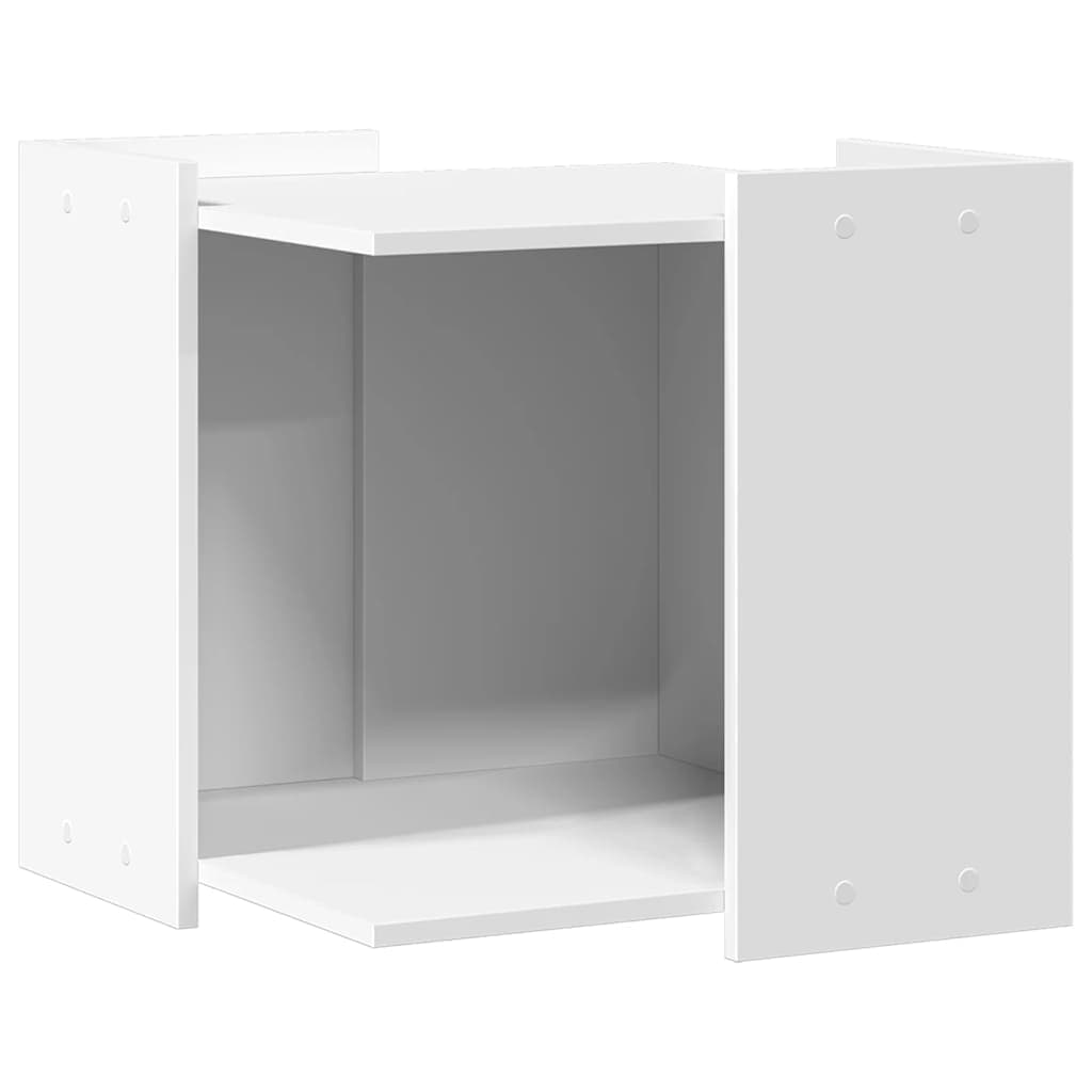 Rifugio per lettiera per gatti Bianco 53 x 53 x 51 cm — miniatura 2 di 9