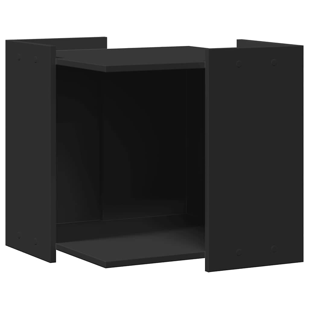 Rifugio per lettiera per gatti Nero 53 x 53 x 51 cm — miniatura 2 di 9