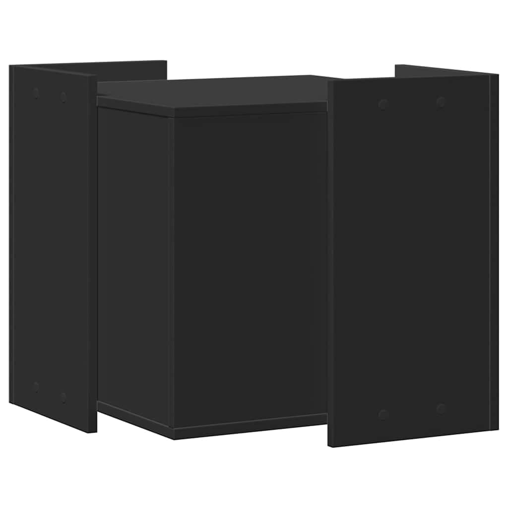 Rifugio per lettiera per gatti Nero 53 x 53 x 51 cm — miniatura 5 di 9