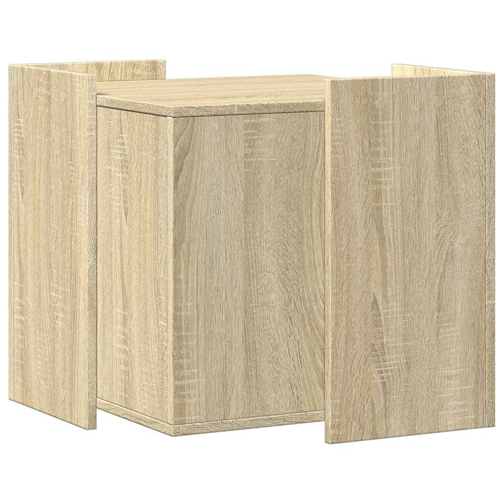 Rifugio per lettiera per gatti Rovere Sonoma 53 x 53 x 51 cm — miniatura 5 di 9