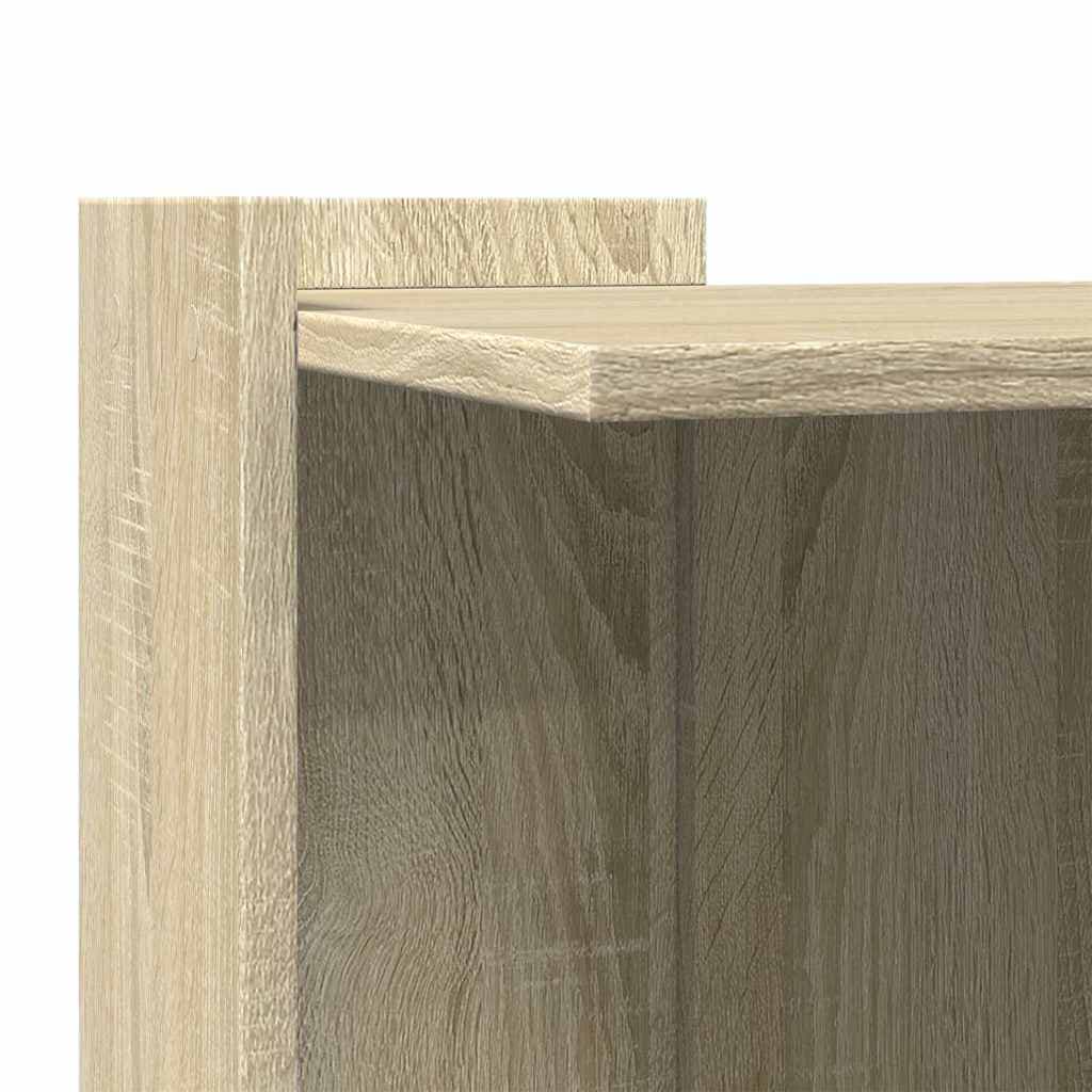 Rifugio per lettiera per gatti Rovere Sonoma 53 x 53 x 51 cm — miniatura 7 di 9
