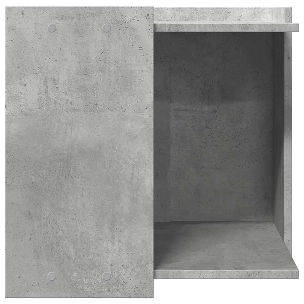 Recinto Lettiera Gatti Grigio Cemento 53x53x51 cm in Truciolato — foto 6 di 9