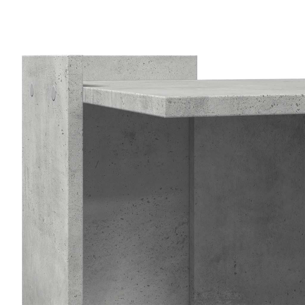 Recinto Lettiera Gatti Grigio Cemento 53x53x51 cm in Truciolato — foto 7 di 9