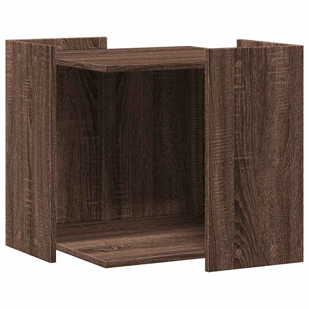 Recinto Lettiera Gatti Rovere Marrone 53x53x51 cm in Truciolato — foto 2 di 9
