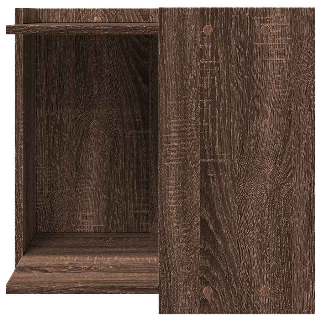 Recinto Lettiera Gatti Rovere Marrone 53x53x51 cm in Truciolato — foto 4 di 9
