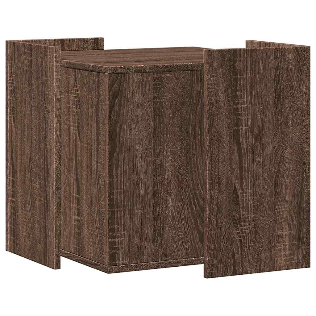 Recinto Lettiera Gatti Rovere Marrone 53x53x51 cm in Truciolato — foto 5 di 9