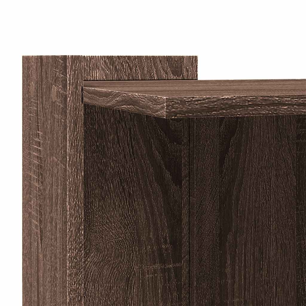 Recinto Lettiera Gatti Rovere Marrone 53x53x51 cm in Truciolato — foto 7 di 9