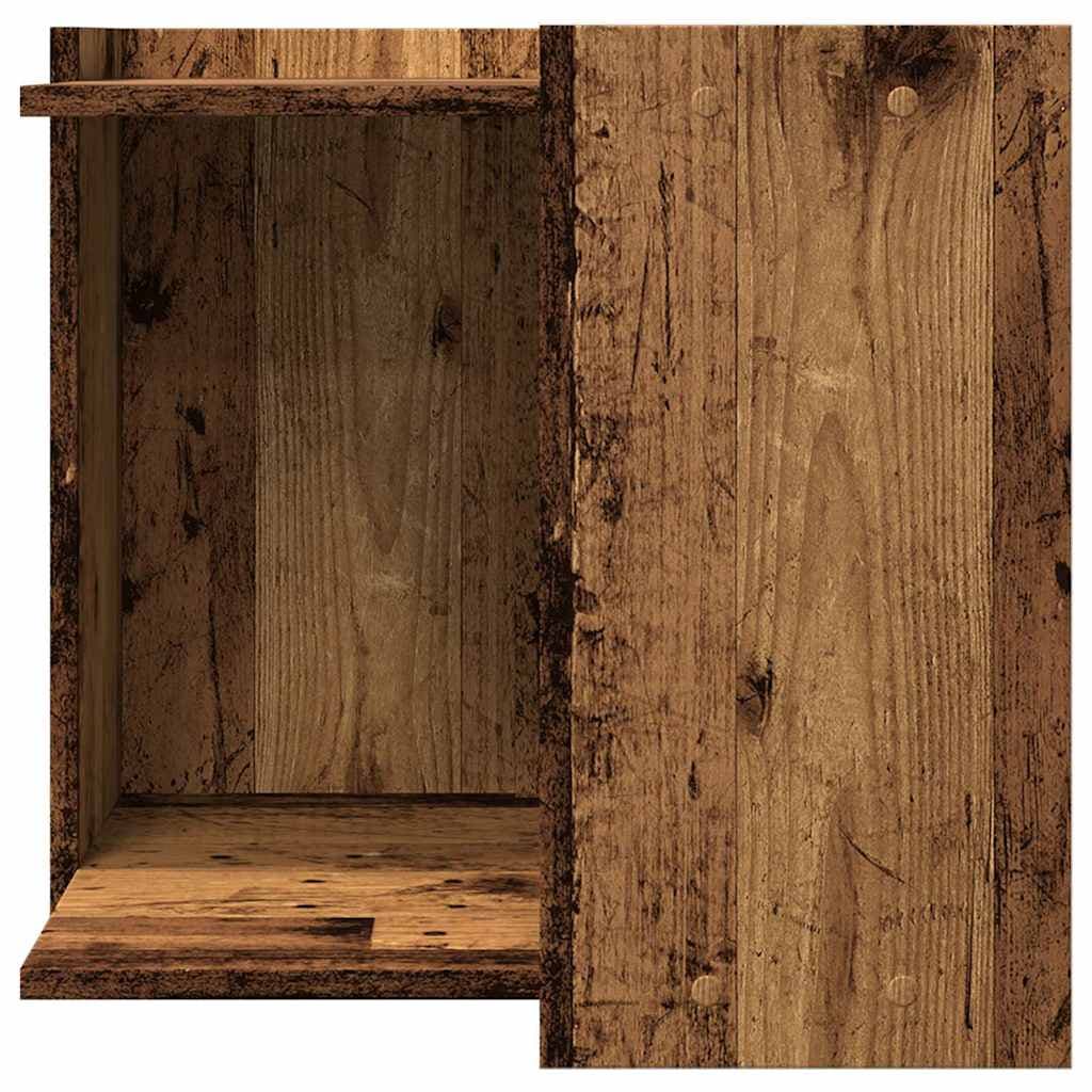 Rifugio per lettiera per gatti Legno antico 53 x 53 x 51 cm — miniatura 4 di 10
