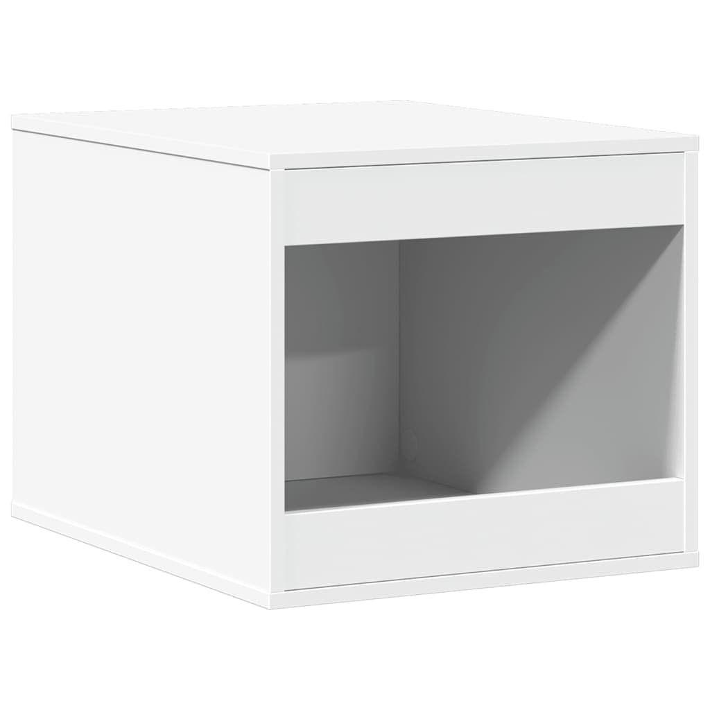 Recinto Lettiera Gatti Bianco 47x59x42 cm in Truciolato — miniatura 2 di 8