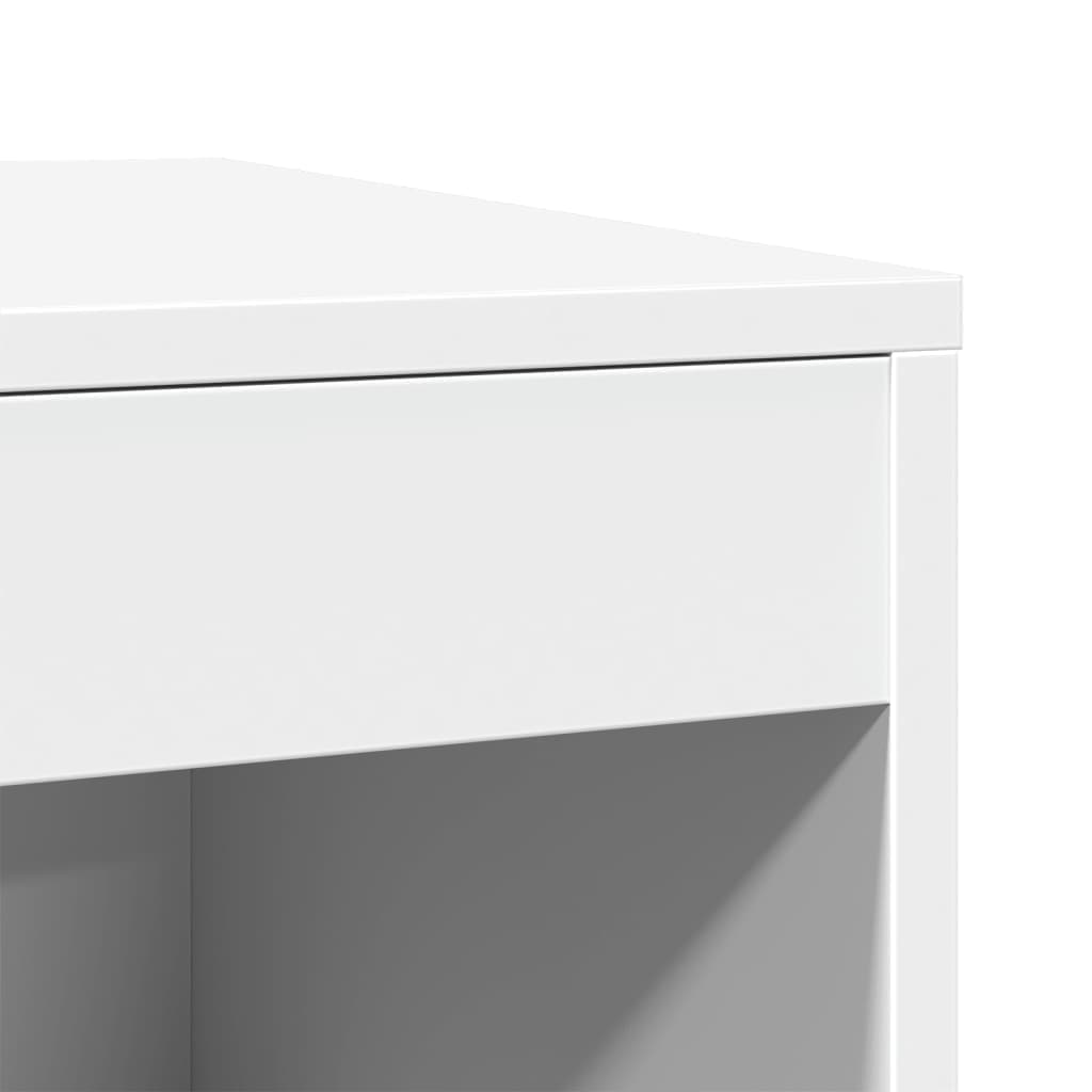Recinto Lettiera Gatti Bianco 47x59x42 cm in Truciolato — miniatura 6 di 8