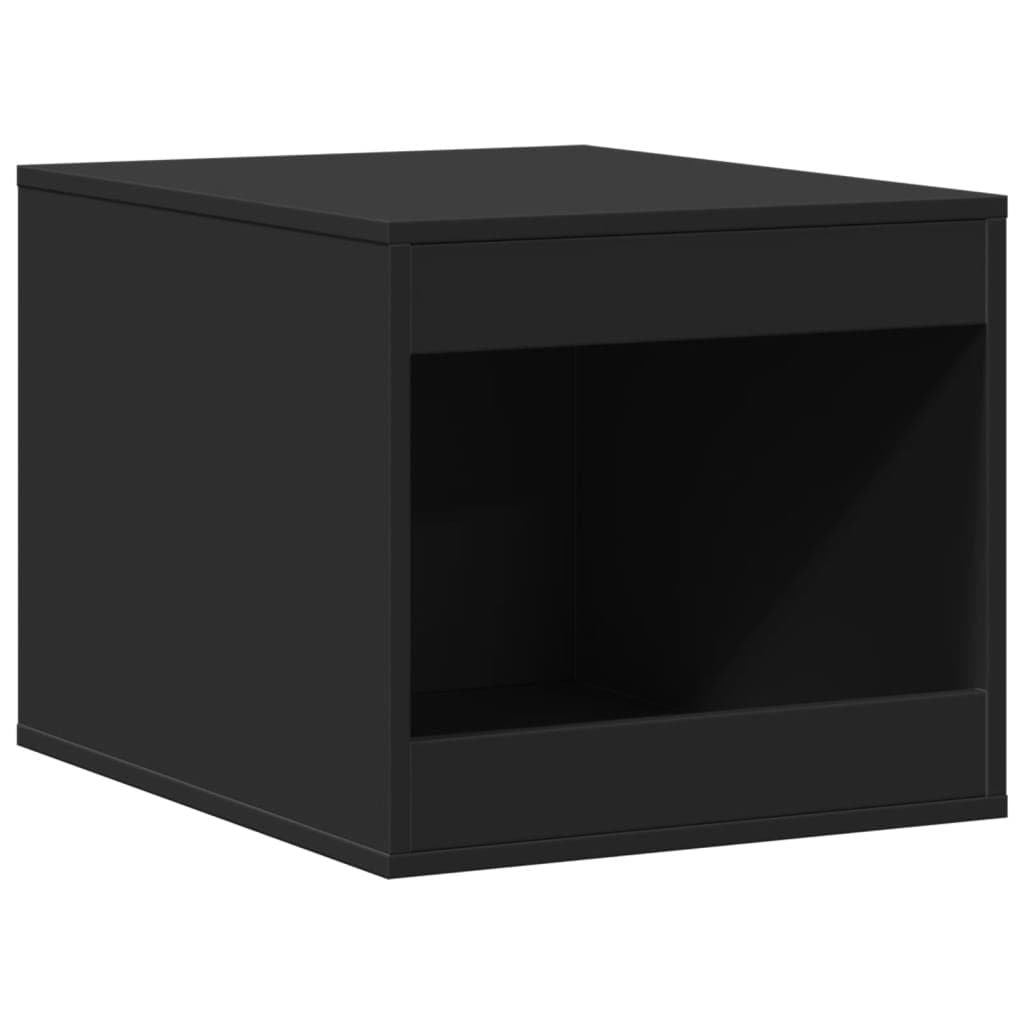 Recinto per Lettiera per Gatti Nero 47x59x42 cm in Truciolato — miniatura 2 di 8