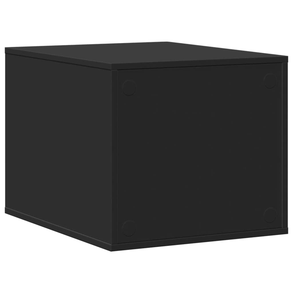 Recinto per Lettiera per Gatti Nero 47x59x42 cm in Truciolato — miniatura 5 di 8