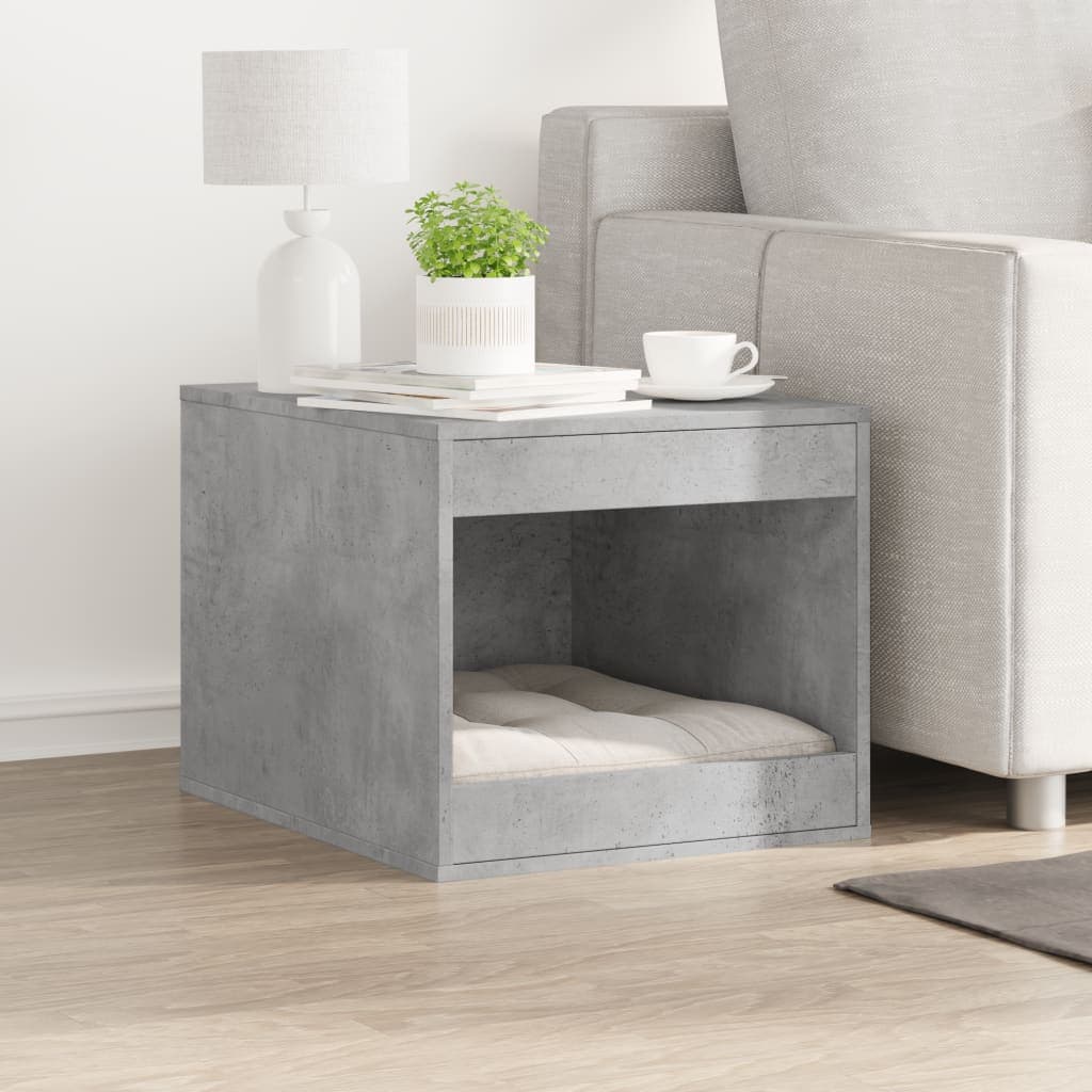 Recinto Lettiera Gatti Grigio Cemento 47x59x42 cm in Truciolato — miniatura 3 di 8