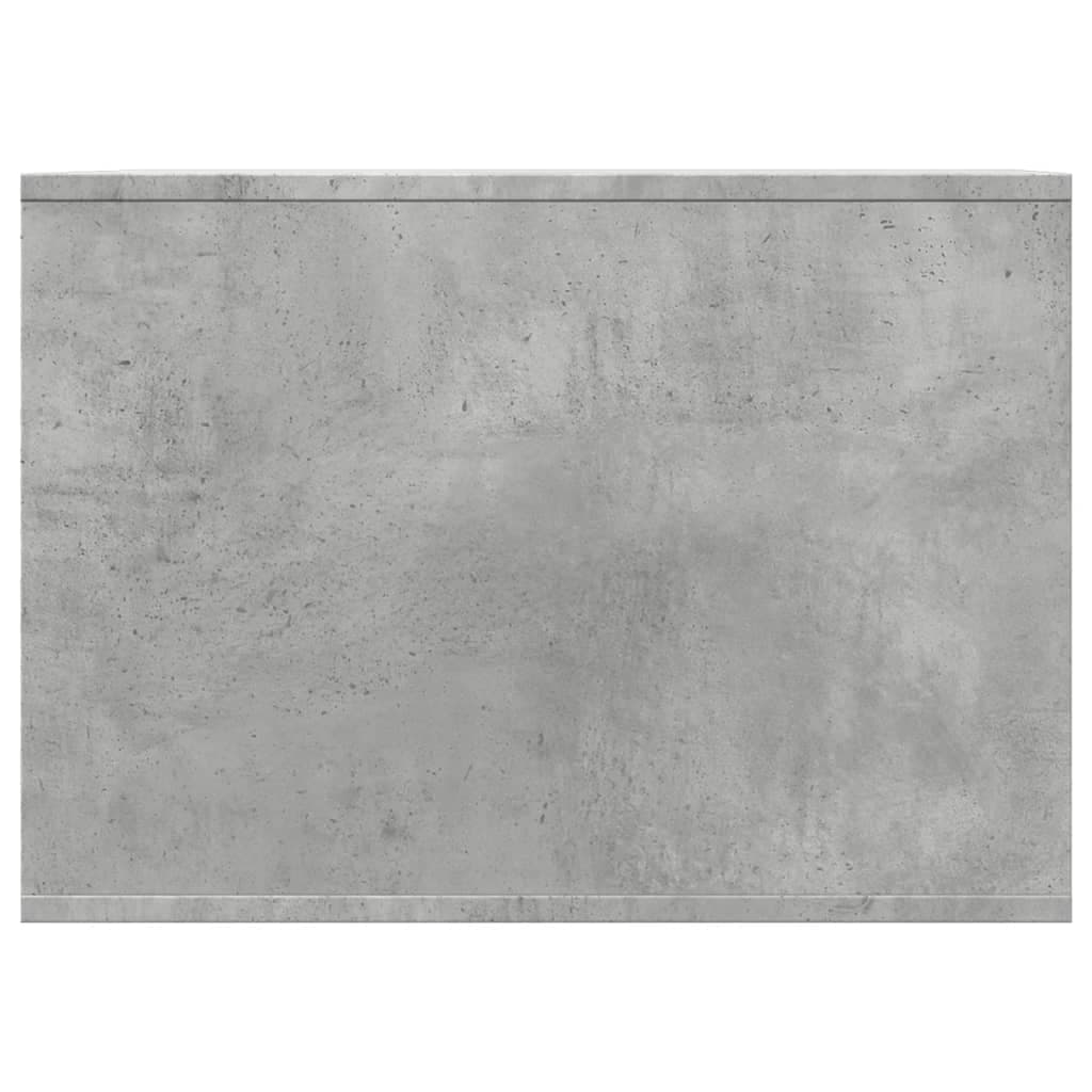 Recinto Lettiera Gatti Grigio Cemento 47x59x42 cm in Truciolato — miniatura 4 di 8