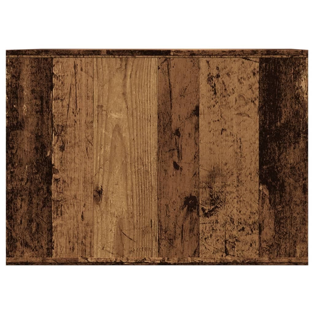 Recinto Lettiera Gatti Legno Vecchio 47x59x42 cm in Truciolato — miniatura 4 di 8