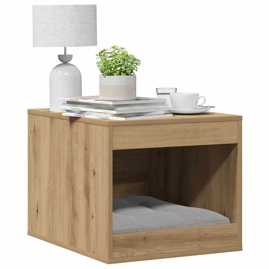Recinto Lettiera Rovere Artigianale 47x59x42 cm in Truciolato — miniatura 3 di 8