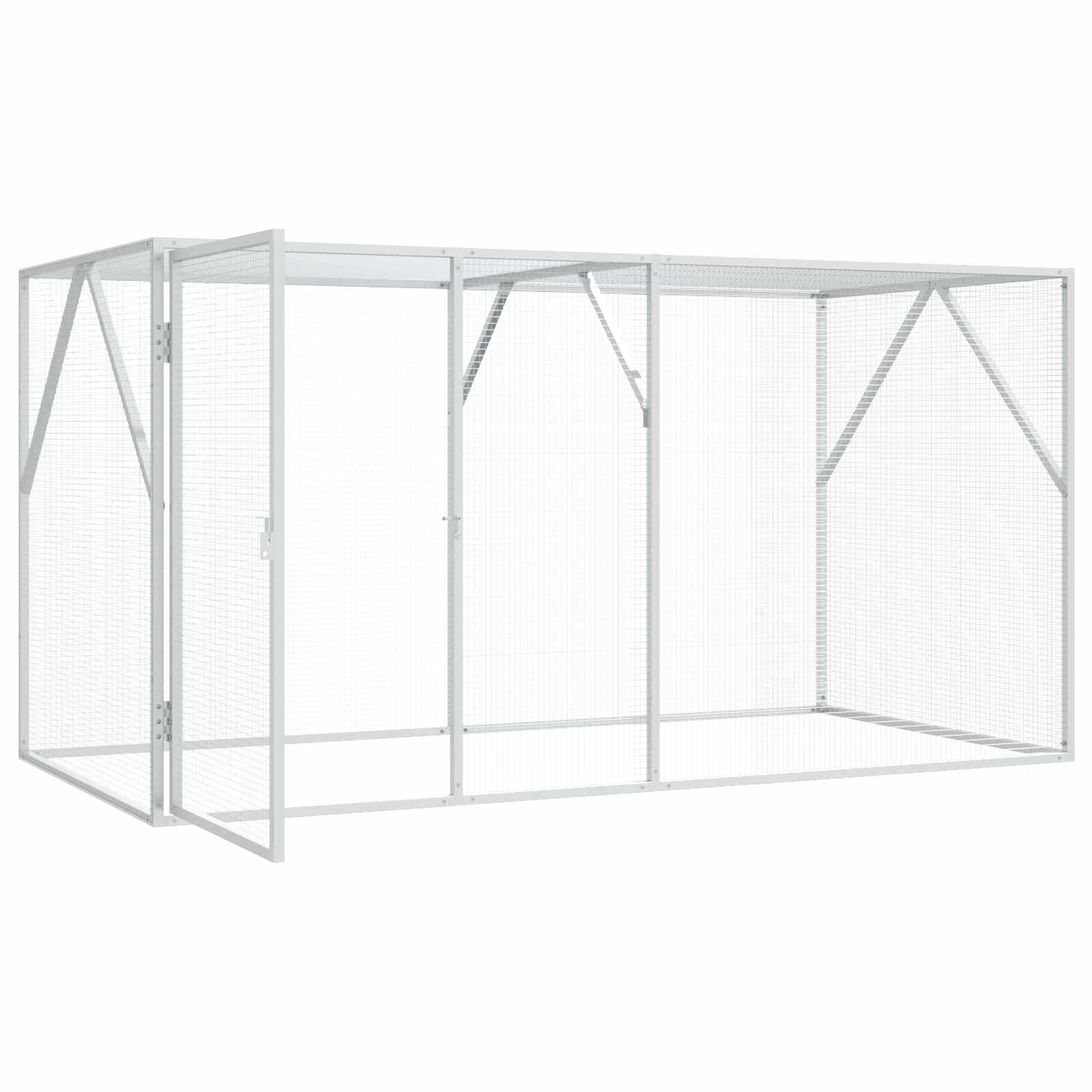 Gabbia per uccelli Argento 208 x 102 x 108 cm — miniatura 2 di 6