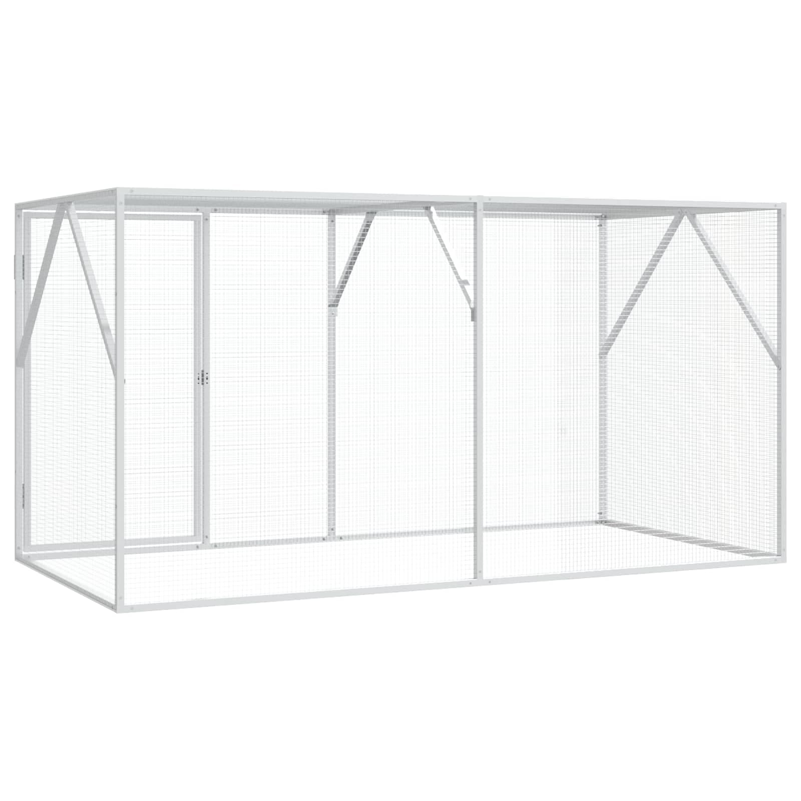 Gabbia per uccelli Argento 208 x 102 x 108 cm — miniatura 5 di 6