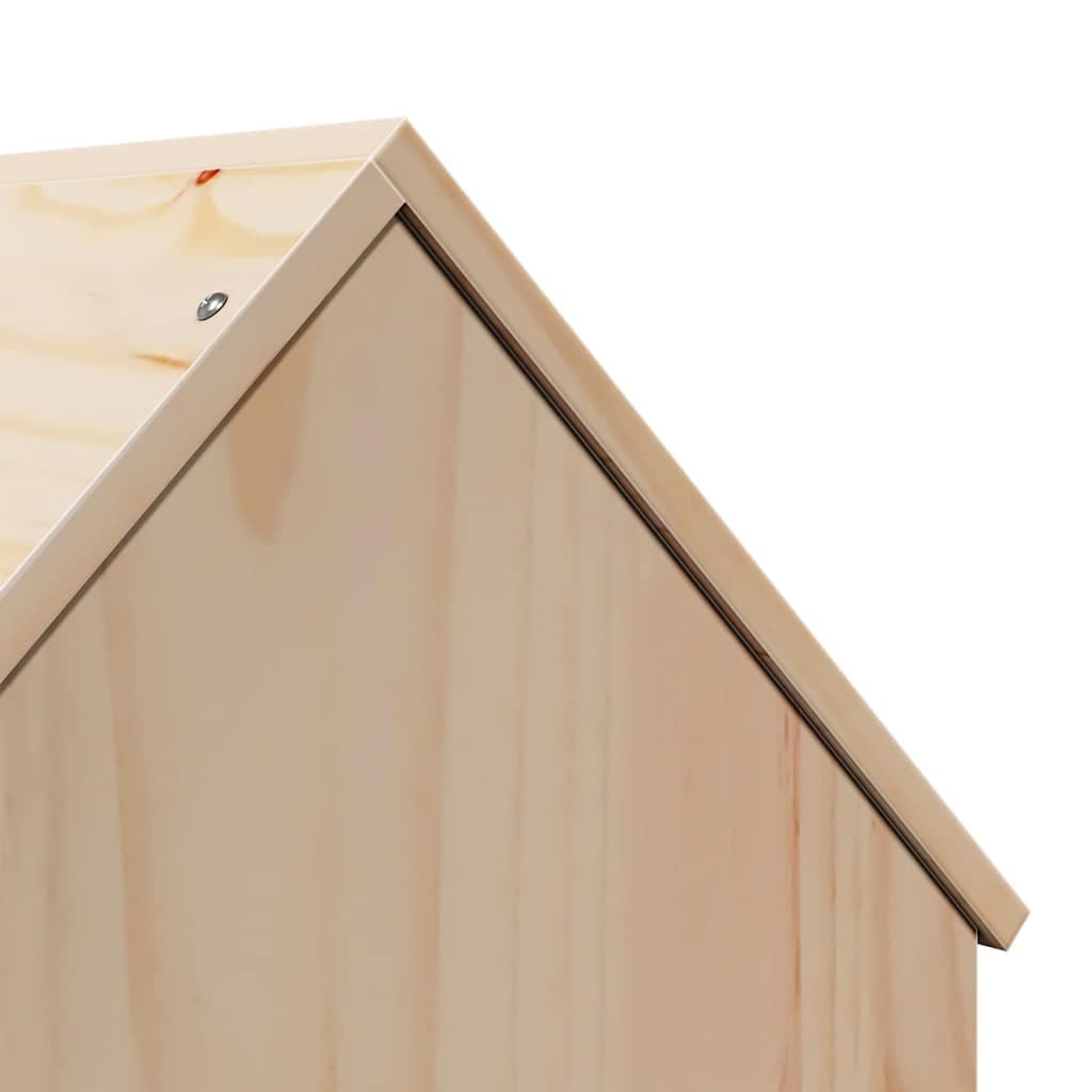 Cuccia per Gatti 41x50x50 cm in Legno Massello di Pino — foto 4 di 5