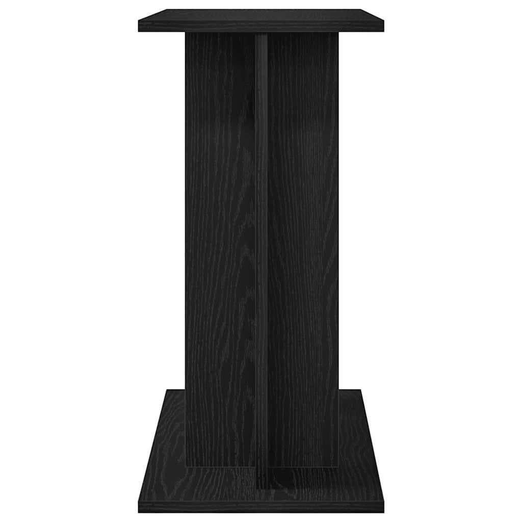 Supporto per acquario in rovere nero 60x30x60 cm — miniatura 5 di 10