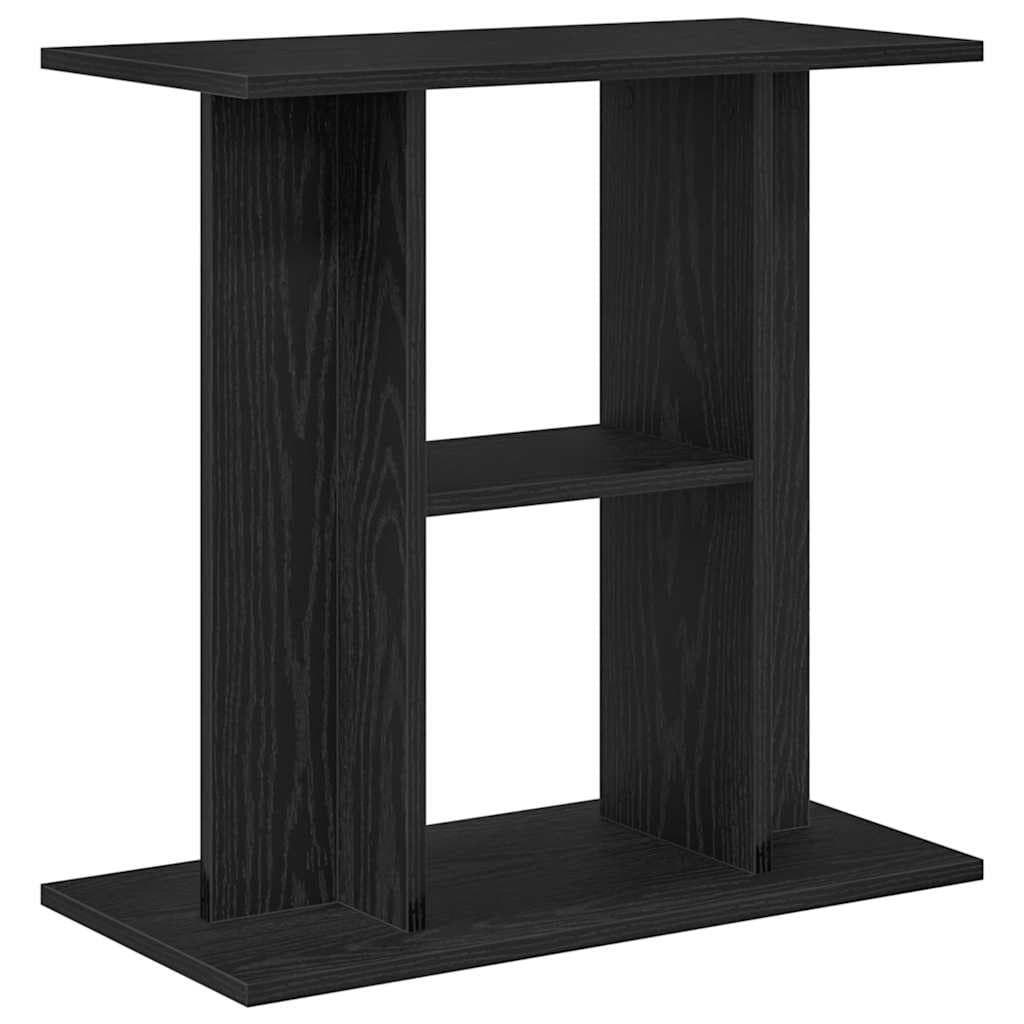 Supporto per acquario in rovere nero 60x30x60 cm — miniatura 4 di 10