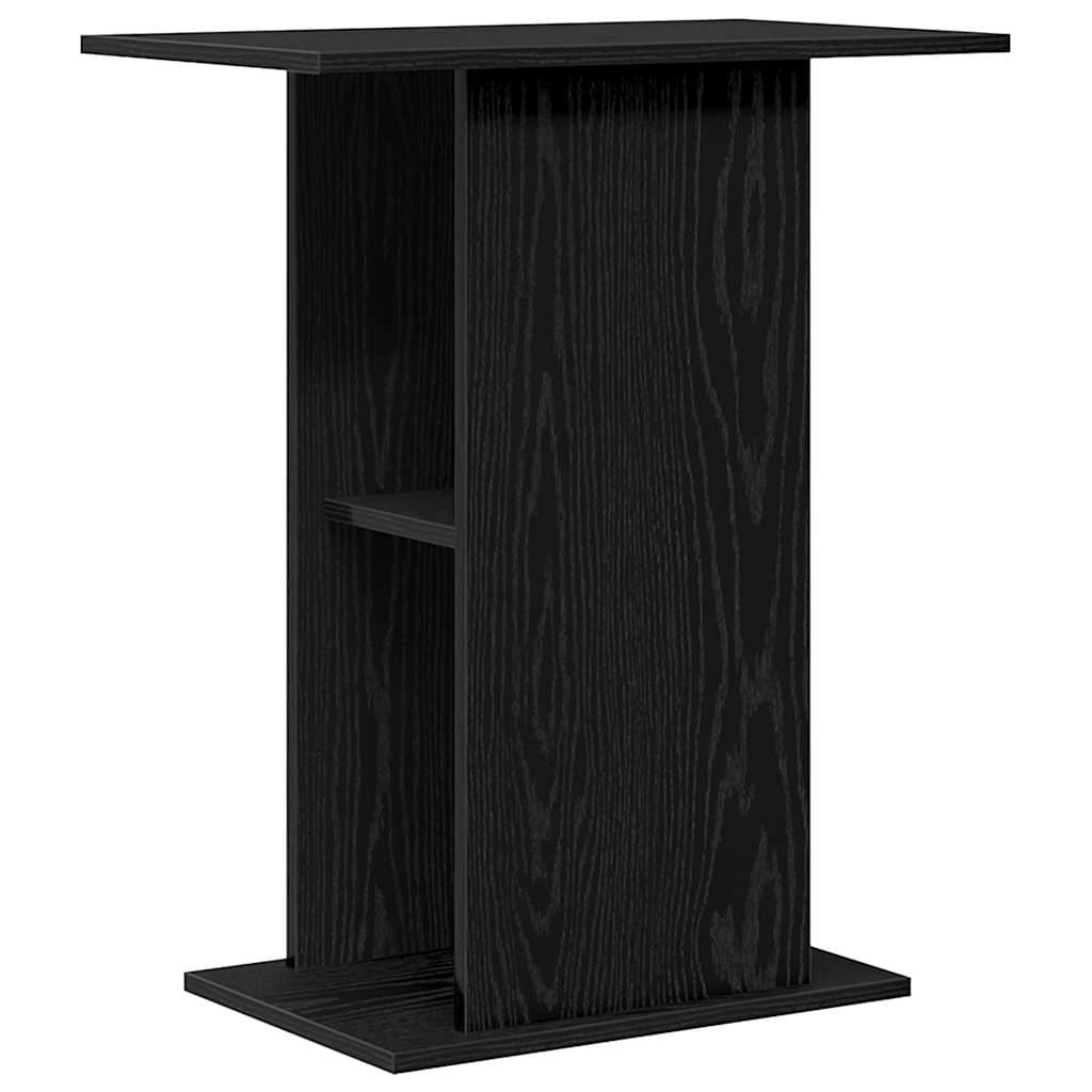 Supporto per Acquario 60,5x36x72,5cm Multistrato Rovere Nero — miniatura 2 di 10