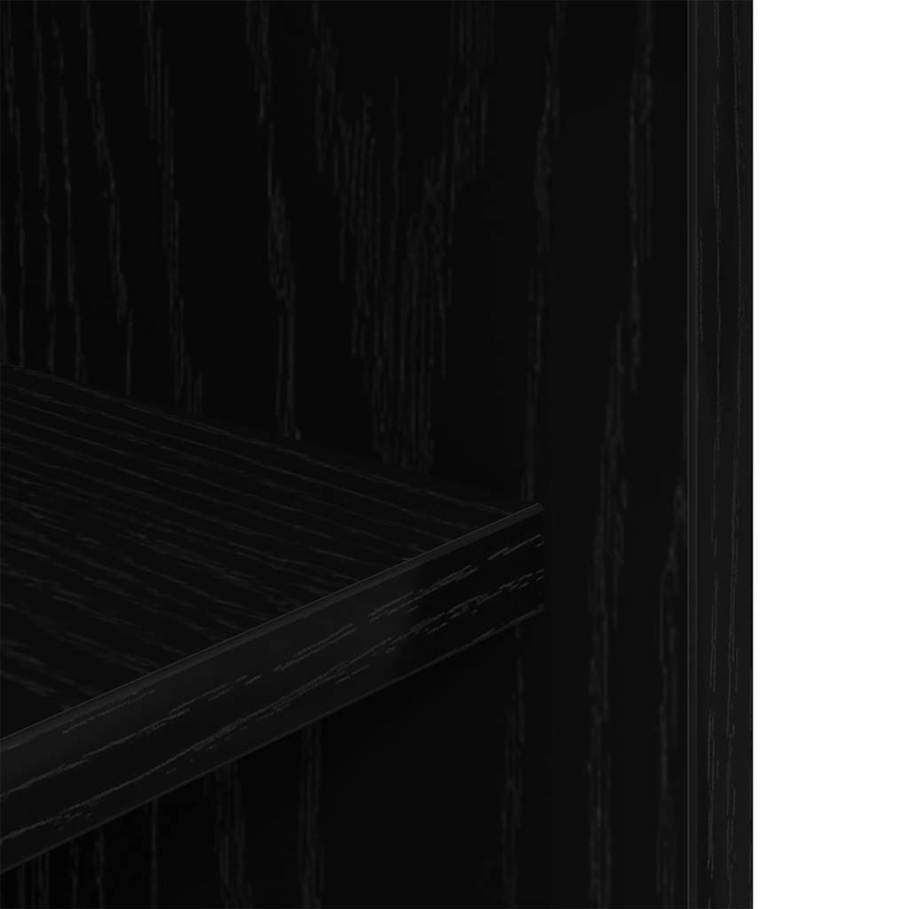 Supporto per Acquario 60,5x36x72,5cm Multistrato Rovere Nero — miniatura 6 di 10