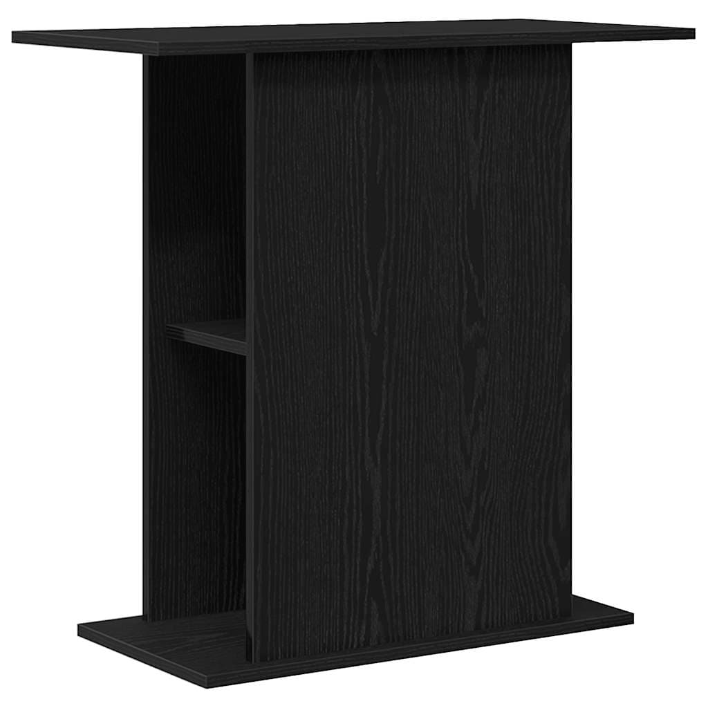Supporto per acquario in rovere nero 75x36x72,5 cm — miniatura 4 di 10