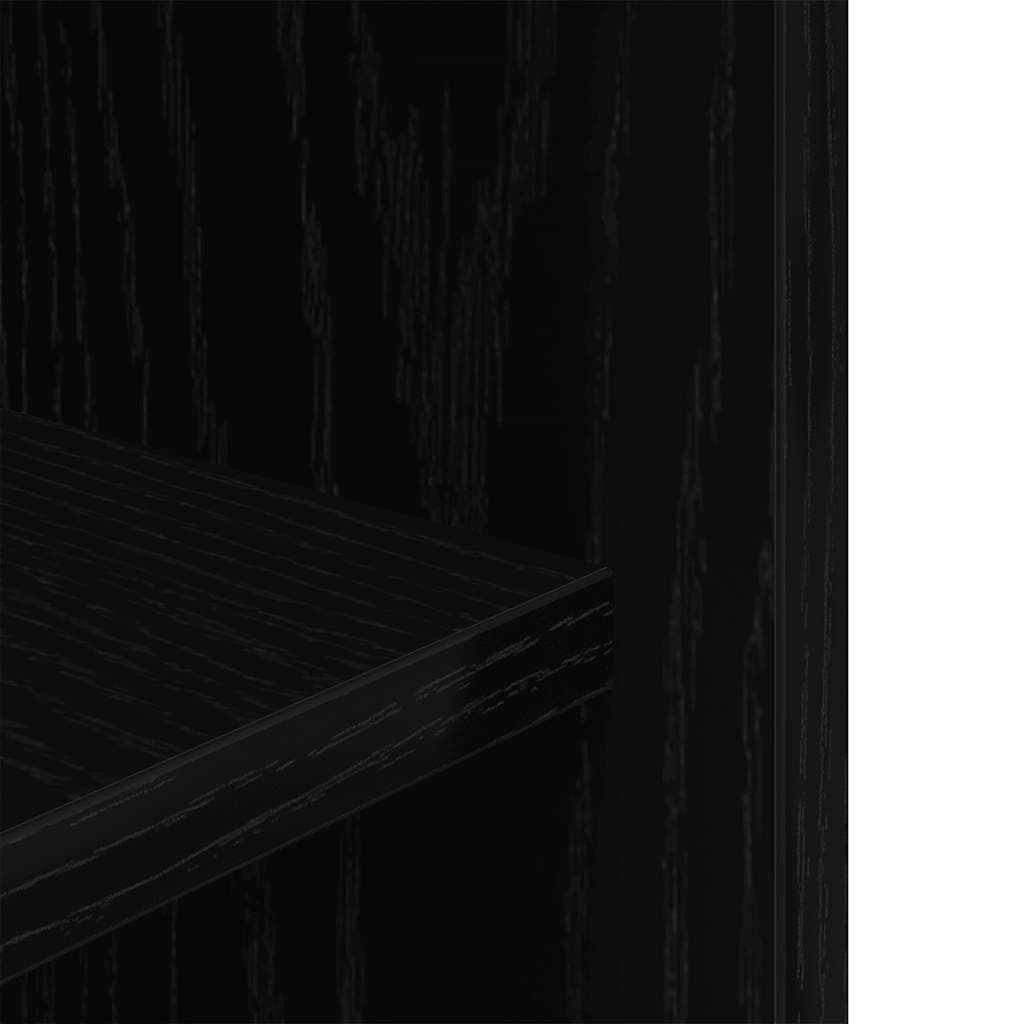 Supporto per acquario in rovere nero 75x36x72,5 cm — miniatura 6 di 10