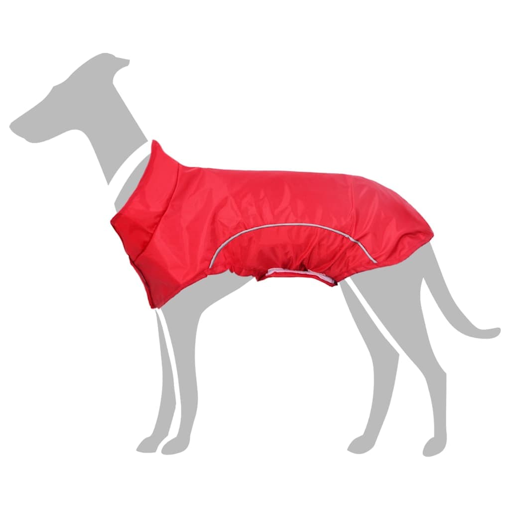 Impermeabile per Cani con Strisce Riflettenti Poliestere 3XL — miniatura 1 di 12