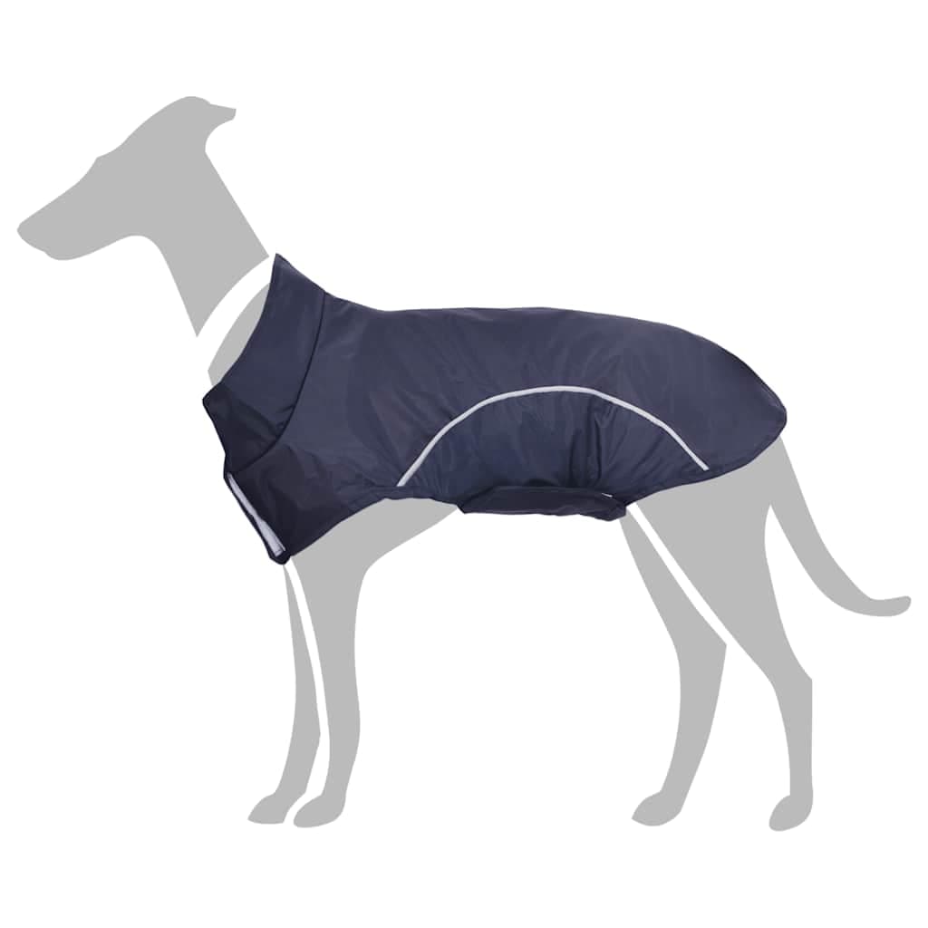 Impermeabile per Cani con Strisce Riflettenti Poliestere S — miniatura 1 di 12