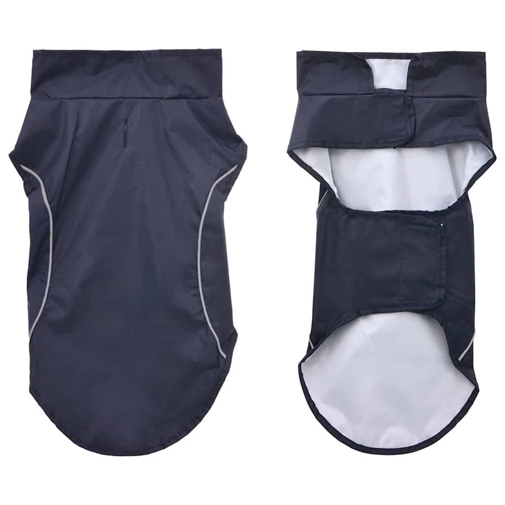 Impermeabile per Cani con Strisce Riflettenti Poliestere M — miniatura 3 di 12
