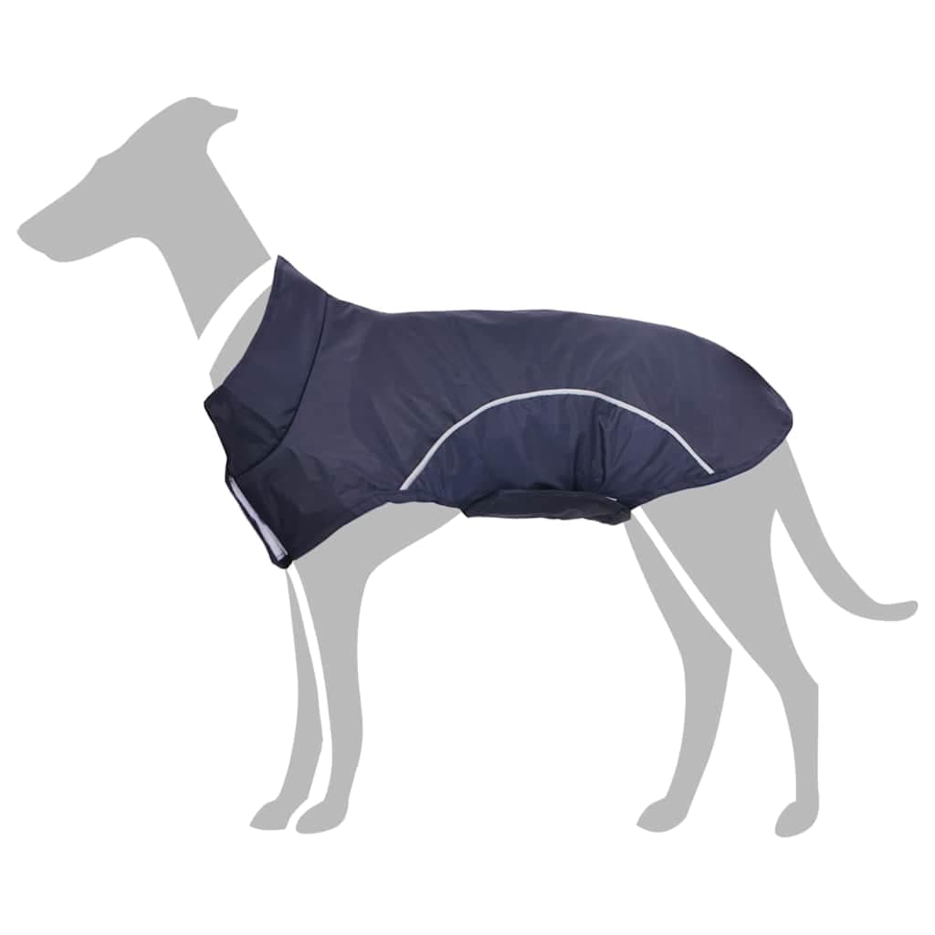 Impermeabile per Cani con Strisce Riflettenti Poliestere L — miniatura 1 di 12