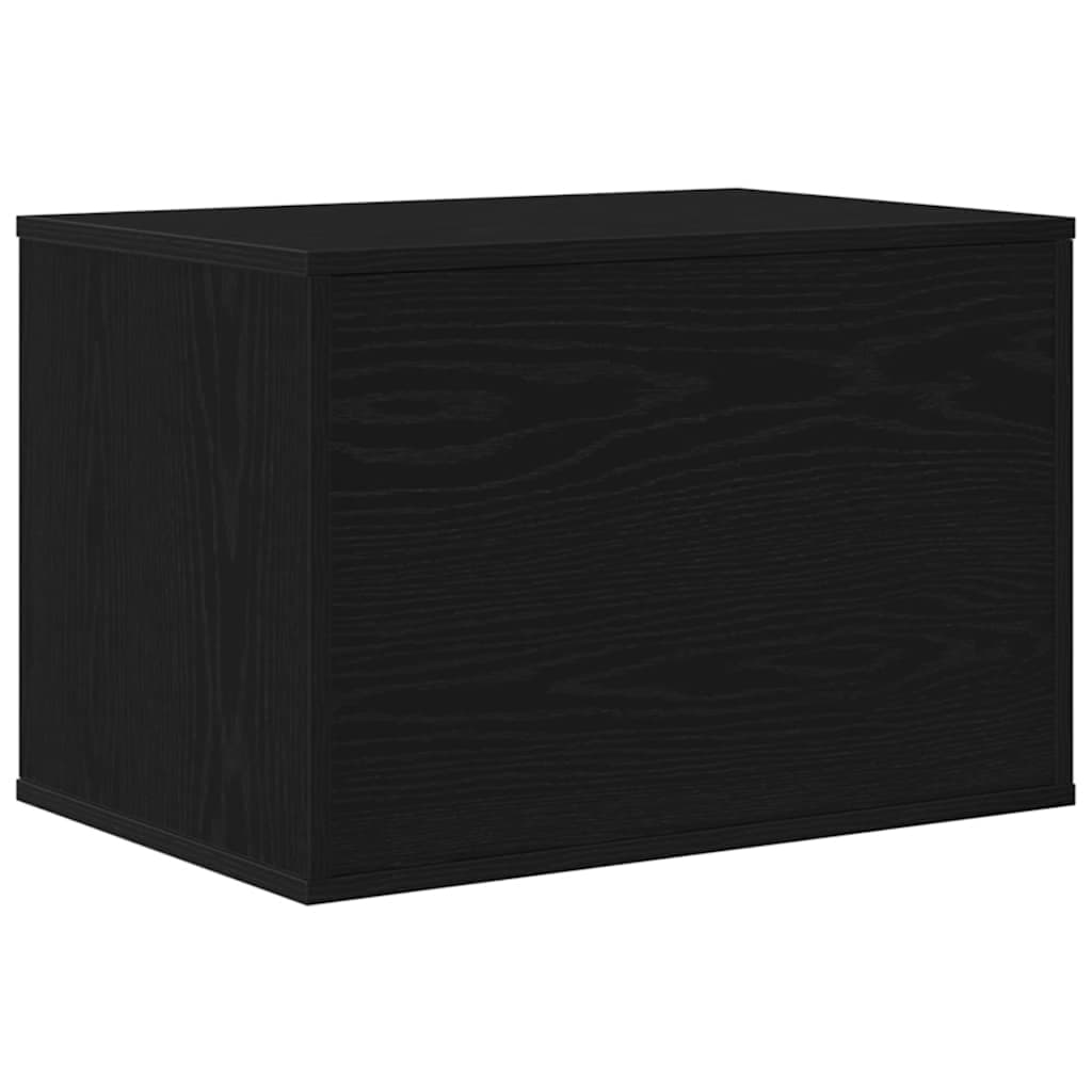 Lettiera per gatti in rovere nero 60x40x40 cm in legno ingegnerizzato — miniatura 7 di 12