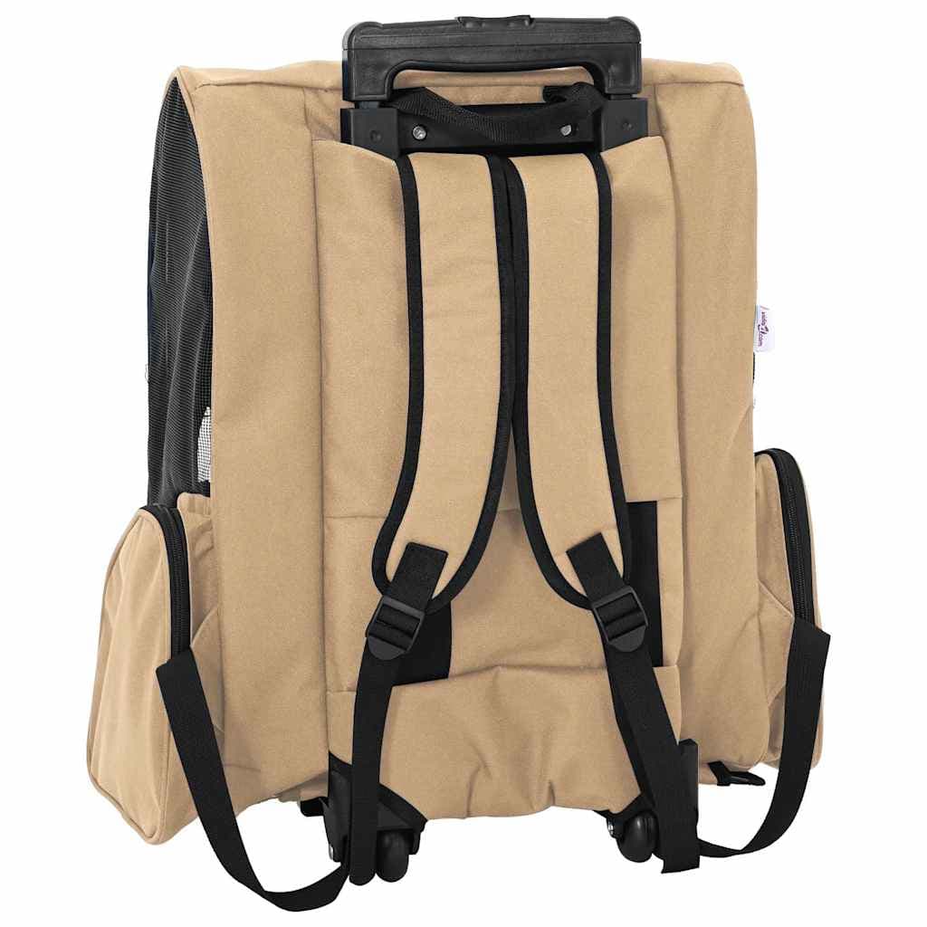 Carrello per Animali 3 in 1 Design Sabbia 48x32x(57-106) cm Tessuto Oxford — foto 4 di 10